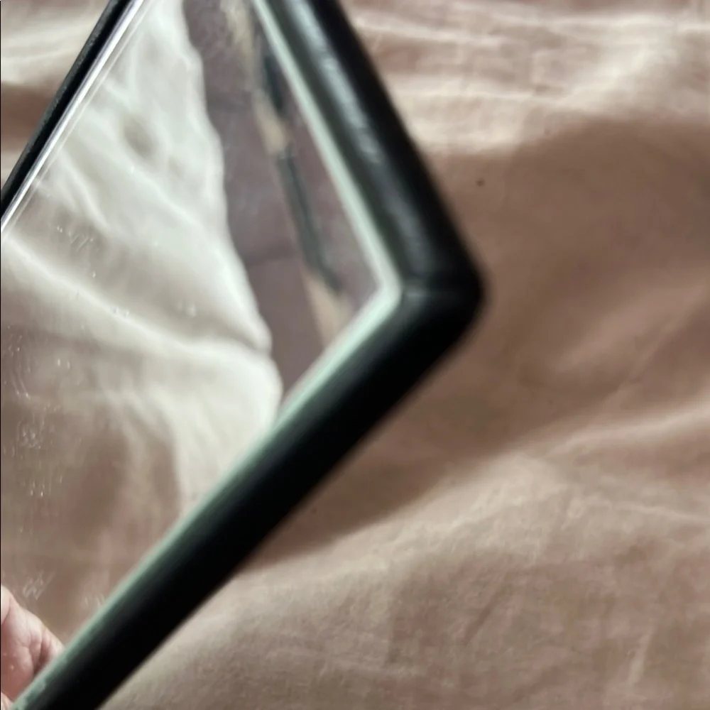 Bottega Veneta Black Leather Mirror